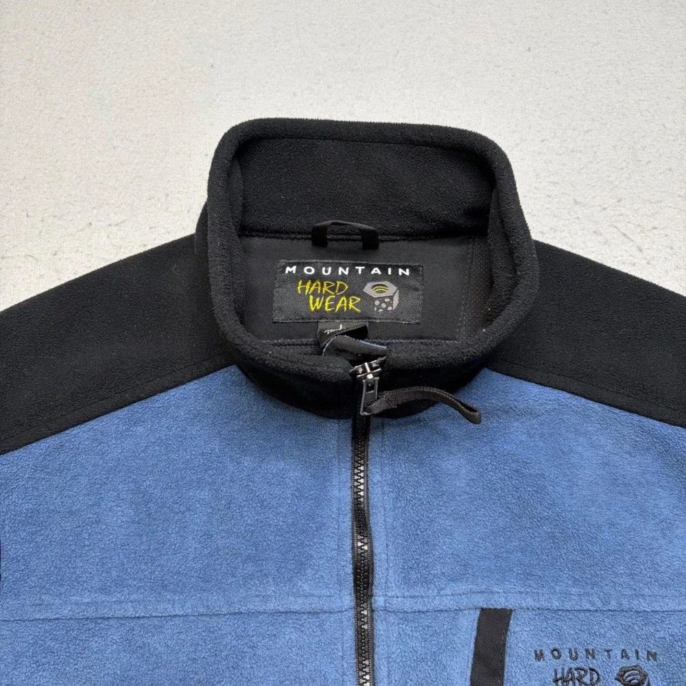 Mountain Hardwear Fleece Vest Mens L Blue Gore Windstopper Vintage 90s USA Made
